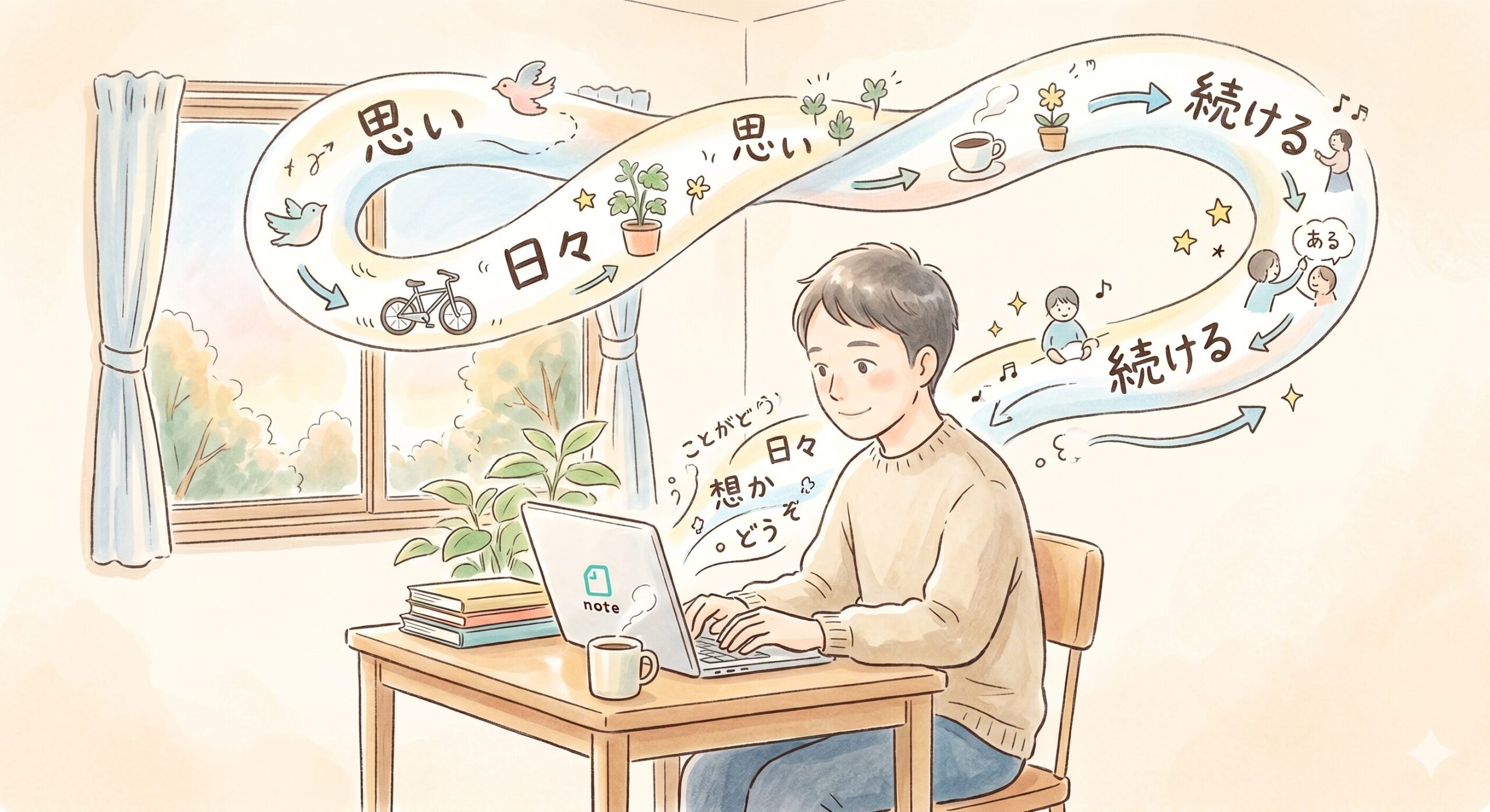 noteをはじめてみます。